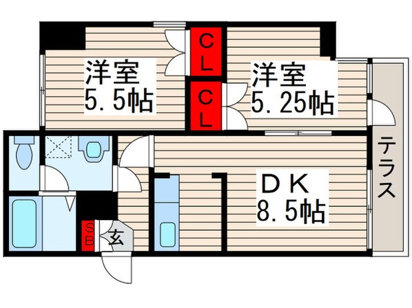 ＳＨＡＮＧＲＩ－ＬＡ  ２の物件間取画像